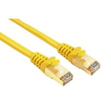 (Архив)Шнур комм. Siemon MC, кат. 5е, экр., F/UTP, RJ45/RJ45, LSZH, 1м, жёлтый, T568A/B схема разводки проводников