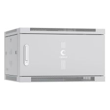 Шкаф телекоммуникационный настенный Cabeus SH-05F, 19", 6U, 368х600х350 мм (ВхШхГ), дверь: металл, сварной, цвет: серый