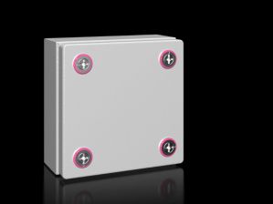 Клеммная коробка Rittal KX, IP66, 150х150х80 мм (ВхШхГ), дверь: без двери, сталь листовая, цвет: серый