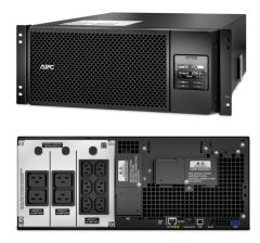 ИБП APC Smart-UPS SRT, 6000ВА, онлайн, в стойку, 432х719х174 (ШхГхВ), 230V, 4U,  однофазный, Ethernet, (SRT6KRMXLI)