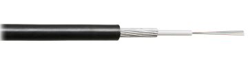 Кабель ВО Nikolan R Loose tube,  16хОВ, G.652, PE, Ø 8мм, барабан, снаружи зданий, стальная проволока, цвет: чёрный