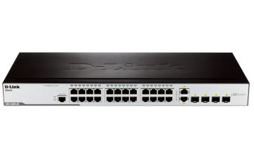 Коммутатор D-Link, DES-3200, управляемый, уровень: 2, портов: 28, DES-3200-28/C1A
