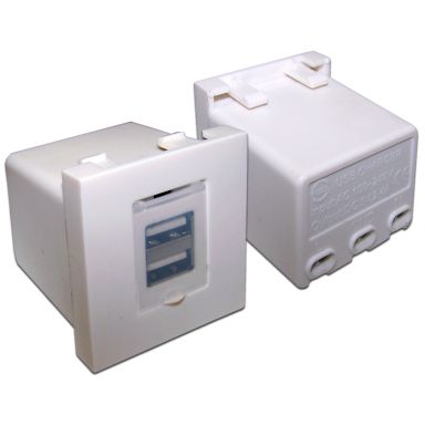 Розетка информационная Lanmaster LAN-EZ45x45-2xUSB-WH