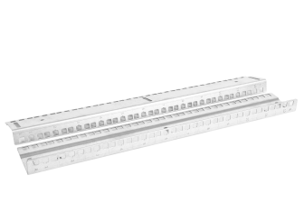 Направляющая ЦМО, вертикальный, 12U, 550х30х73,5 мм (ВхШхГ), для серии ШТВ, (комплект 2 шт)