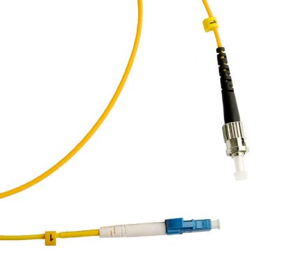 Коммутационный шнур оптический Cabeus FOP(s)-9-LC-ST-10m
