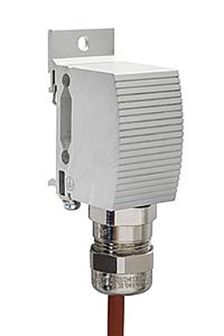 Термостат STEGO REx 011, 95х45х30 мм (ВхШхГ), на DIN-рейку, для нагревателя, 250V, серый, кабель 1м, T6, +15 °C