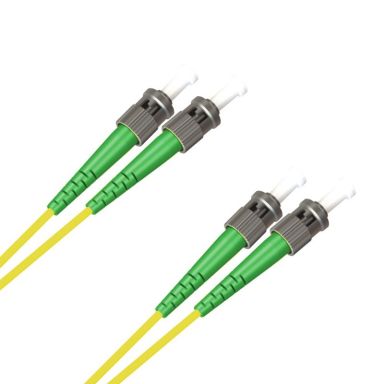 Коммутационный шнур оптический Hyperline FC-D2-9-ST/AR-ST/AR-H-10M-LSZH-YL