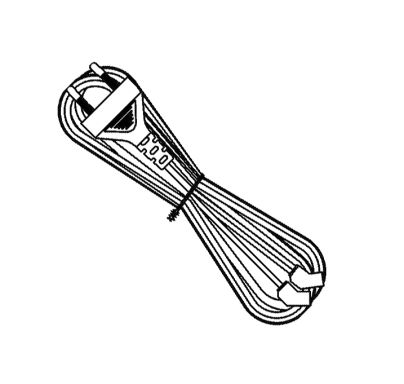 Кабель питания Hyperline KL-FCRD-2F-EU-1.8-BK