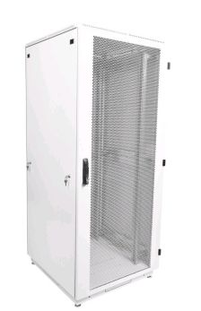 Шкаф серверный напольный ЦМО ШТК-Э, IP20, 18U, 920х600х600 мм (ВхШхГ), дверь: перфорация, боковая панель: сплошная, разборный, цвет: серый