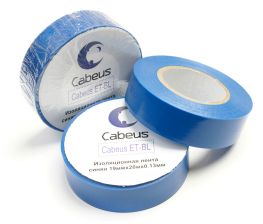 Изоляционная лента Cabeus, синий, 1 шт