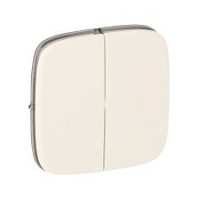 Клавиша для выключателя Legrand Valena Allure, 2, 58х51 мм (ВхШ), цвет: перламутр, (LEG.755029)