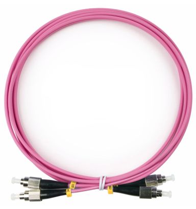 Коммутационный шнур оптический Cabeus FOP-50-OM4-FC-FC-2m