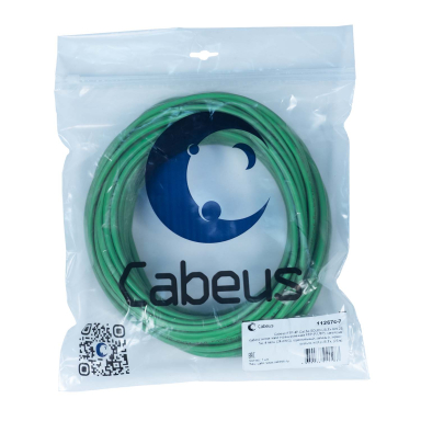 Кабель витая пара Cabeus FTP-4P-Cat.5e-SOLID-LSLTx-GN-25