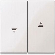 Клавиша для выключателя Merten System M, 2, цвет: активный белый, для рольставней, (MTN432425)