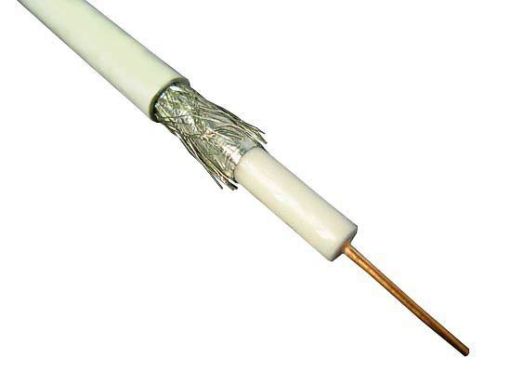 Кабель коаксиальный Hyperline COAX-SAT703N-WH-100