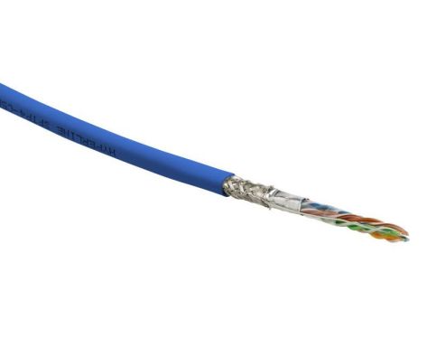 Кабель витая пара Hyperline SFUTP4-C5E-S24-IN-LSZH-BL-305