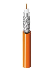 Кабель коаксиальный Belden RG-8, PVC, четырехслойный экран Duobond IV, d 9,6, цвет: оранжевый