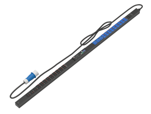 Блок силовых розеток Rem Rem-3MC, IEC C13, IEC C19 х42, шнур 1,8м, 1820х54х49 мм(ВхШхГ), 32А, 1ф, вход IEC 320 309 3P+N+PE, чёрный, Lock