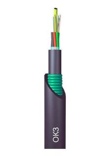 Кабель ВО Трансвок Multi Tube,  8хОВ, OM2 50/125, PE, Ø 10,6мм, снаружи зданий в грунт, металлический, цвет: чёрный