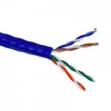 Кабель витая пара Lanmaster, LSZH, UTP, кат. 5е, многожильный, 305м, тип прокладки: внутренний, цвет: синий