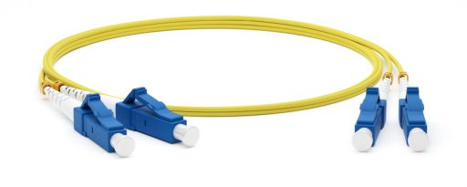 Коммутационный шнур оптический Hyperline FC-D2-9-LC/AR-LC/AR-H-100M-LSZH-YL