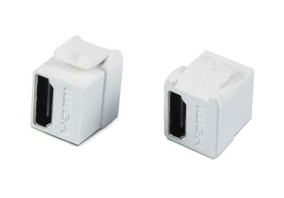 Модуль универсальный Hyperline, keystone, 1хHDMI (Type A), Toolless, неэкр., 1 шт, цвет: белый