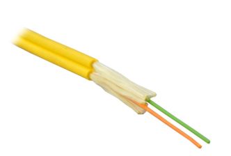 (Архив)Кабель ВО Hyperline Zip-cord, 2хОВ, OS2 9/125, LSZH, Ø 3мм, цвет: жёлтый