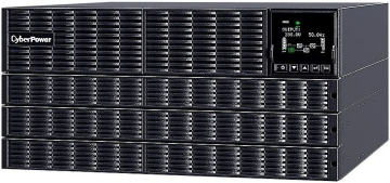 ИБП CyberPower ONLINE S, 6000 ВА клеммная колодка х IEC 60320 С13, IEC 60320 С14 х 9, онлайн, универсальный, 433х661х213,5 (ШхГхВ), 5U, 1ф, (OLS6KERT5
