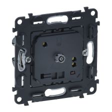 Терморегулятор Legrand Valena Life/Allure, 1, 16А, 71х71 мм (ВхШ), цвет: чёрный, с датчиком, винтовые зажимы (752034)