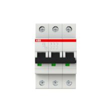 Автоматический выключатель ABB S200, 3 модуль, C класс, 3P, 50А, 6кА, (2CDS253001R0504)
