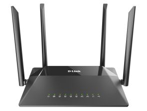 Маршрутизатор D-Link, портов: 5, LAN: 4, WAN: 1, скорость мб/с: 1 300, антенн: 4, USB: Да, 44х136х205 мм (ВхШхГ), цвет: чёрный, DIR-853/URU/R3A