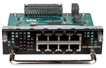 (Архив)Модуль D-Link, портов: 8, поставляется в проекты, (DXS-3600-EM-8T)