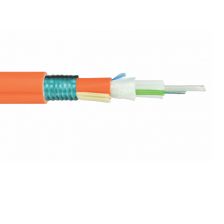 Кабель ВО Eurolan L21 Loose tube,  4хОВ, OM2 50/125, LSZH (нг(A)-HF), Ø 11,6мм, снаружи зданий в грунт, бронированный, цвет: оранжевый