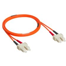 (Архив)Комм. шнур оптический Legrand LCS3, Duplex SC/SC (UPC/UPC), OM2 50/125, LSZH, 2м, серый хвостовик, цвет: оранжевый