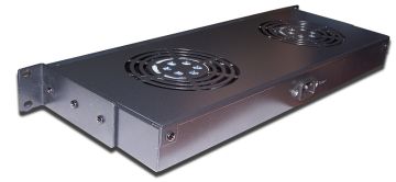 Вентиляторный модуль TWT Business, с подшипником качения, 220V, 18х450х951 мм (ВхШхГ), вентиляторов: 6, для шкафов 1200 мм, цвет: чёрный