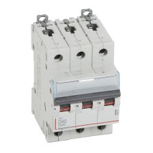 Автоматический выключатель Legrand DX3, 3 модуль, D класс, 3P, 40А, 10кА, (LEG.408093)