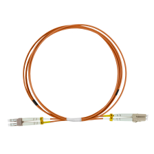 Комм. шнур оптический BNH, Duplex LC/LC (UPC/UPC), OM2 50/125, LSZH, 3м, D 2мм, цвет: оранжевый