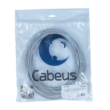 Кабель витая пара Cabeus UTP-2P-Cat.5e-SOLID-LSZH-GY-LIGHT-20
