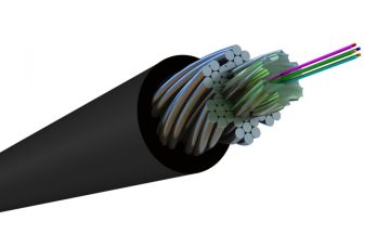 Кабель ВО Hyperline AWS2 Single Mode,  8хОВ, OM4 50/125, LSZH, Ø 4,7мм, универсальный, бронированный, цвет: чёрный