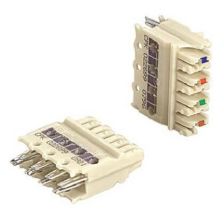 Модуль Panduit GP6, 4x110, кат. 6, (GPCB4-XY)