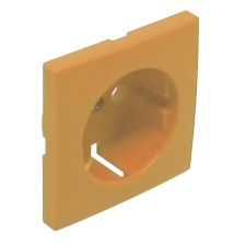 Лиц. панель розеточная Efapel Logus90, 1х 2к+З, плоская, цвет: золото (90631 ECJ)