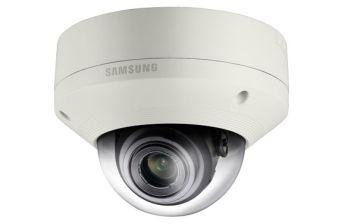 (Архив)Сетевая IP видеокамера Samsung, купольная, улица, 1,3Мп, 1/3’, 1280х1024, ИК, цв:0,05лк, ч/б:0,005лк, об-в:3мм, SNV-5084P