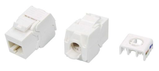 Модуль Hyperline KJ8-8P8C-C5e-180-TLS-WH
