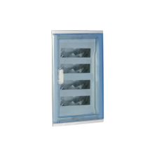 Щит электрический настенный Legrand Nedbox, IP40, 4ряд.  12мод., с клеммным блоком, дверь: прозрачная, корпус: пластик, цвет: белый