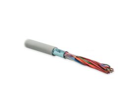 Кабель многопарный Hyperline, F/UTP, 10 пар., кат. 3, Ø 9мм, LSZH, внутри зданий, цвет: серый