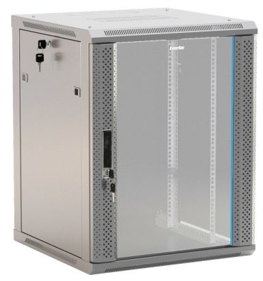Шкаф телекоммуникационный настенный Hyperline TWB-1266-GP-RAL7035