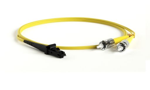 Коммутационный шнур оптический Hyperline FC-D2-9-LC/UR-MTRJF/UR-H-10M-LSZH-YL