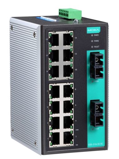 Коммутатор MOXA EDS-316-SS-SC-80