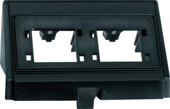 Вставка Merten Antique/Artec, 2, плоская, внутренняя, цвет: чёрный (MTN464384)