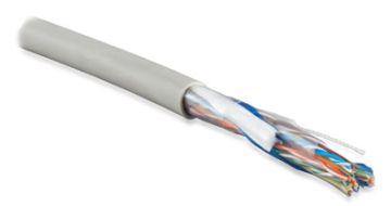 (Архив)Кабель многопарный Hyperline, U/UTP, 12 пар., кат. 5, Ø 10мм, PVC, внутри зданий, цвет: серый